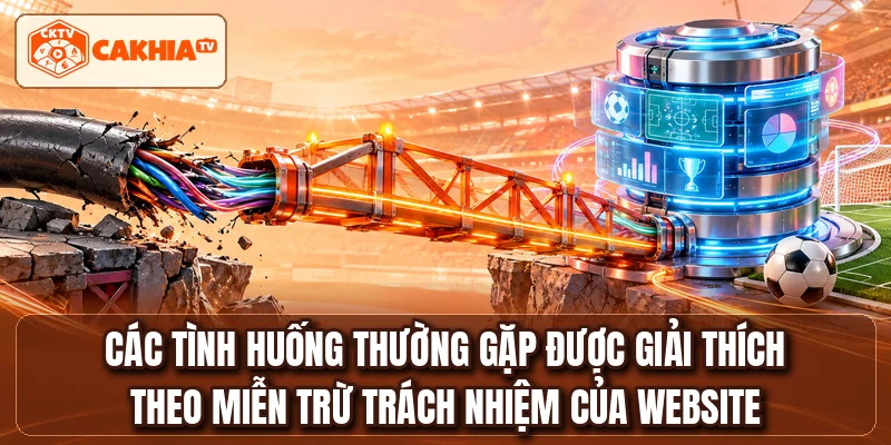 Các tình huống thường gặp được giải thích theo miễn trừ trách nhiệm của website