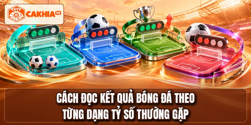 Cách đọc kết quả bóng đá theo từng dạng tỷ số thường gặp