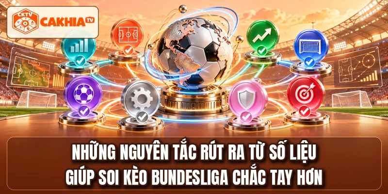 Những nguyên tắc rút ra từ số liệu giúp soi kèo Bundesliga chắc tay hơn
