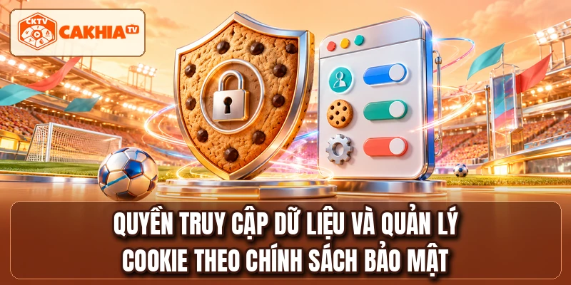 Quyền truy cập dữ liệu và quản lý cookie theo chính sách bảo mật