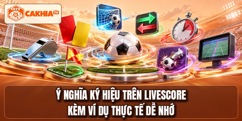 Ý nghĩa ký hiệu trên livescore kèm ví dụ thực tế dễ nhớ